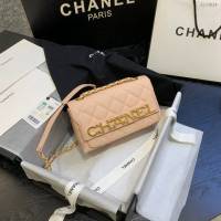 Chanel女包 AS1490 Chanel鏈條女包 香奈兒2020年春夏爆款單肩斜挎字母包 小香最新火爆款  djc3924