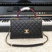 Chanel女包 92991 Chanel鏈條包 小顆粒球紋皮 最頂級複刻手工製作 香奈兒爆款手提女包  djc3947