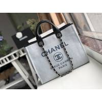 Chanel女包 66941 香奈兒經典款沙灘包 Chanel帆布購物袋  djc4033