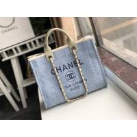 Chanel女包 66941 香奈兒經典款沙灘包 Chanel帆布購物袋  djc4045
