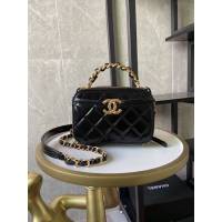 Chanel女包 香奈兒專櫃最新款小號化妝包 Chanel手提肩背斜挎包 S2178  djc4069