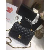 Chanel女包 香奈兒2021早春最新款Mini CF包 Chanel經典菱格手提口蓋包 AS2431  djc4322