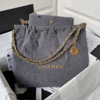 Chanel專櫃新款鏈條肩背女包 香奈兒火爆22bag絲絨系列購物袋AS3260 djc6256