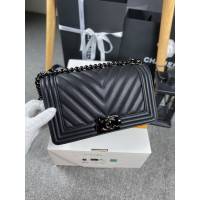 Chanel專櫃新款鏈條女包 香奈兒67086V格細球紋leboy系列小牛皮單肩斜挎包 djc6285
