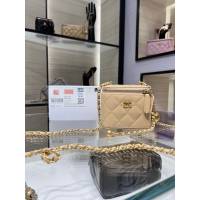 Chanel專櫃新款羊皮鏈條女包 香奈兒22C新品新色小盒子可調節鏈條小金球AP1447Y djc6332