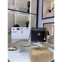 Chanel專櫃新款羊皮鏈條小金球女包 香奈兒22C新品新色小盒子AP1447Y djc6375