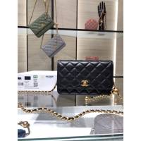 Chanel專櫃新款單肩背鏈條女包 香奈兒新款Woc小斜挎包AP1450Y djc6420