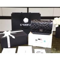 Chanel專櫃新款鏈條女包 香奈兒真品級複刻系列黑色中號肩背包 djc6693