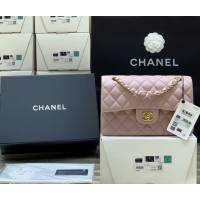 Chanel專櫃新款粉色小球牛皮鏈條女包 香奈兒純原廠CF23小號經典款斜挎包 djc6695