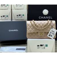 Chanel專櫃新款粉色原廠小球鏈條女包 香奈兒純原廠CF25中號經典款 djc6696