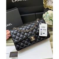Chanel專櫃全新至尊版本CF鏈條斜挎女包 香奈兒A01112經典原廠皮手袋中號口蓋包 djc6797
