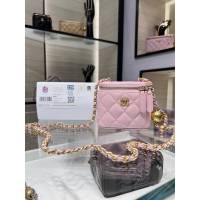 Chanel專櫃新款鏈條女包 香奈兒23新品新色小盒子 AP1447Y djc7009