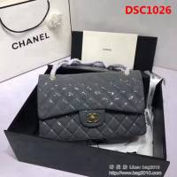 香奈兒CHANEL 升級版A1113全新經典金銀鏈條單肩斜挎包 DSC1026