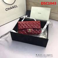 香奈兒CHANEL 升級版A1116小羊皮金銀鏈條單肩斜挎包 DSC1043