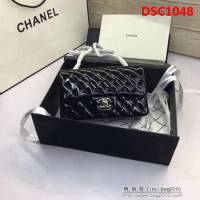 香奈兒CHANEL 升級版A1116小羊皮金銀鏈條單肩斜挎包 DSC1048