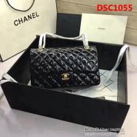 香奈兒CHANEL 升級版A1112小羊皮金銀鏈條單肩斜挎包 DSC1055
