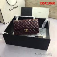 香奈兒CHANEL 升級版A1112小羊皮金銀鏈條單肩斜挎包 DSC1060