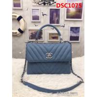 香奈兒CHANEL 92236 V格2018秋冬小羊皮手提肩背斜背鏈條包 DSC1075