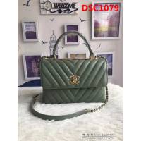 香奈兒CHANEL 92236 V格2018秋冬小羊皮手提肩背斜背鏈條包 DSC1079