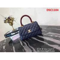 香奈兒CHANEL小號Chanel Coco handle全新頂級翻蓋單肩鏈條手柄包 肩帶可拆卸 DSC1104