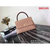 香奈兒CHANEL大號Chanel Coco handle全新頂級翻蓋單肩鏈條手柄包 肩帶可拆卸DSC1191