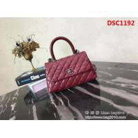 香奈兒CHANEL小號Chanel Coco handle全新頂級翻蓋單肩鏈條手柄包 肩帶可拆卸DSC1192