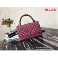 香奈兒CHANEL中號Chanel Coco handle全新頂級翻蓋單肩鏈條手柄包 肩帶可拆卸DSC1193