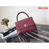 香奈兒CHANEL大號Chanel Coco handle全新頂級翻蓋單肩鏈條手柄包 肩帶可拆卸DSC1194