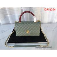 香奈兒CHANEL中號Chanel Coco handle全新頂級翻蓋單肩鏈條手柄包DSC1204