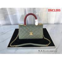 香奈兒CHANEL小號Chanel Coco handle全新頂級翻蓋單肩鏈條手柄包DSC1205