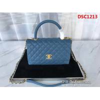 香奈兒CHANEL中號Chanel Coco handle全新頂級翻蓋單肩鏈條手柄包DSC1213