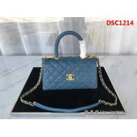 香奈兒CHANEL小號Chanel Coco handle全新頂級翻蓋單肩鏈條手柄包DSC1214
