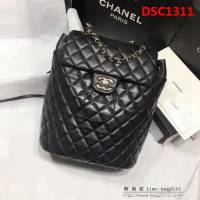 香奈兒CHANEL 中號91121Backpack全羊皮製作雙肩背包 DSC1311