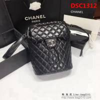香奈兒CHANEL 中號91121Backpack全羊皮製作雙肩背包 DSC1312