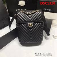 香奈兒CHANEL 原版複刻91122 V線背包Backpack 時尚雙肩包 DSC1328