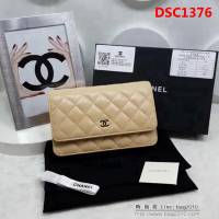 香奈兒CHANEL 0497A原版羊皮WOC單肩斜跨鏈條小包可作手包用 DSC1376