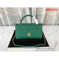 香奈兒CHANEL Coco handle全新頂級翻蓋單肩鏈條手柄包 DSC1573