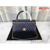 香奈兒CHANEL Coco handle全新頂級翻蓋單肩鏈條手柄包 DSC1579