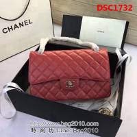 香奈兒CHANEL 升級版A1113全新經典小羊皮金銀鏈條單肩斜挎包 DSC1732
