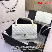 香奈兒CHANEL 升級版A1112全新經典小羊皮金銀鏈條單肩斜挎包 DSC1738