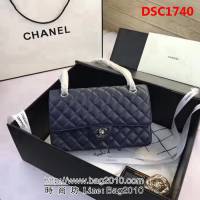 香奈兒CHANEL 升級版A1112全新經典小羊皮金銀鏈條單肩斜挎包 DSC1740