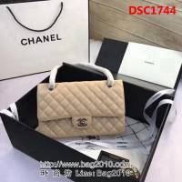 香奈兒CHANEL 升級版A1112全新經典小羊皮金銀鏈條單肩斜挎包 DSC1744