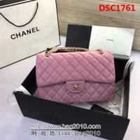 香奈兒CHANEL 升級版A1113全新經典小羊皮金銀鏈條單肩斜挎包 DSC1761