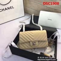 香奈兒CHANEL 升級版V線1116全新經典進口小羊皮 單肩斜挎鏈條包 DSC1908