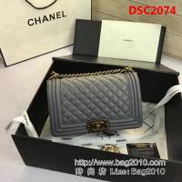 香奈兒CHANEL A67086菱格原版羊皮單肩斜挎鏈條包 DSC2074