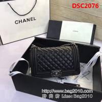 香奈兒CHANEL A67086菱格原版羊皮單肩斜挎鏈條包 DSC2076