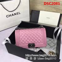 香奈兒CHANEL A67086菱格原版羊皮單肩斜挎鏈條包 DSC2081