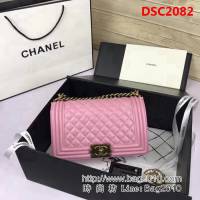 香奈兒CHANEL A67086菱格原版羊皮單肩斜挎鏈條包 DSC2082