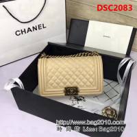 香奈兒CHANEL A67086菱格原版羊皮單肩斜挎鏈條包 DSC2083