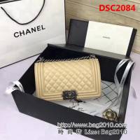 香奈兒CHANEL A67086菱格原版羊皮單肩斜挎鏈條包 DSC2084